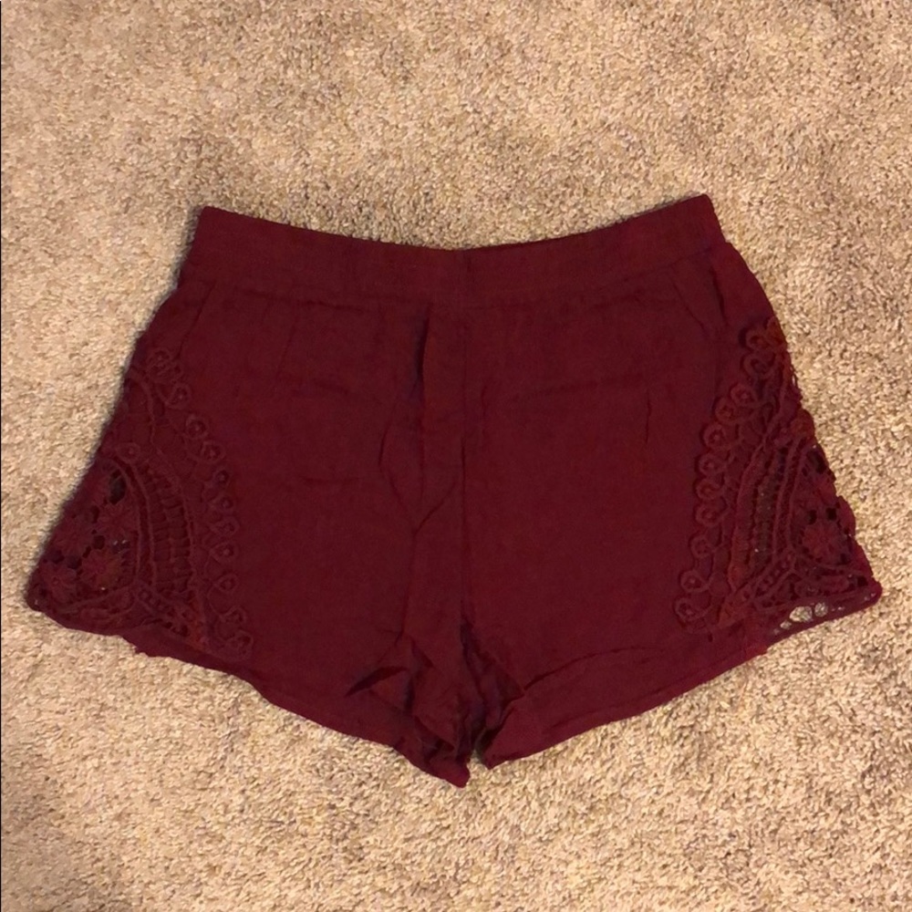 Rue 21 Maroon Shorts